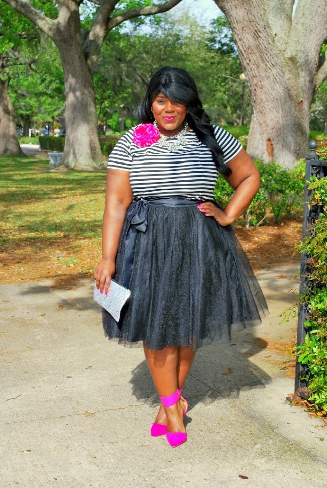 Black & White & Fab All Over | Musings of a Curvy Lady
