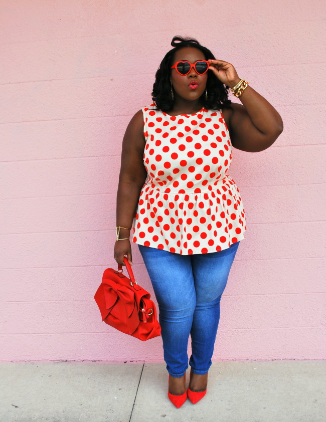Blue Jegging Baby | Musings of a Curvy Lady
