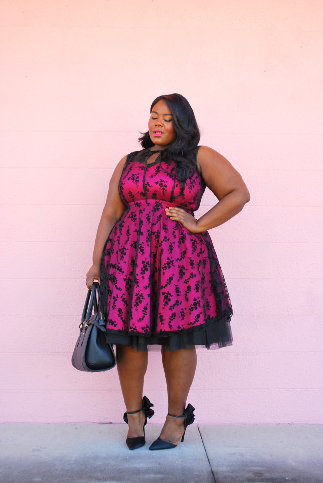 Musings of a Curvy Lady, Fashion Blogger, Plus Size Fashion, Vintage Inspired, Tulle, Petticoat, OOTD, Women's Fashion, ShoeDazzle 
