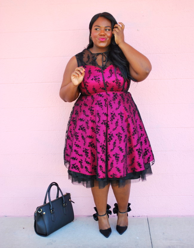 Musings of a Curvy Lady, Fashion Blogger, Plus Size Fashion, Vintage Inspired, Tulle, Petticoat, OOTD, Women's Fashion, ShoeDazzle 