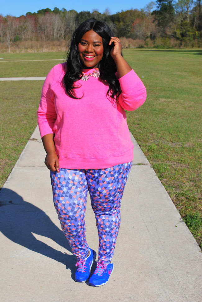 Musings of a Curvy Lady, Plus Size Fashion, Fashion Blogger, Kohl's, March Madness Sale, Tek Gear, Athletic Gear, Athletic Fashion, Women's Fashion, Nike, Workout Clothes