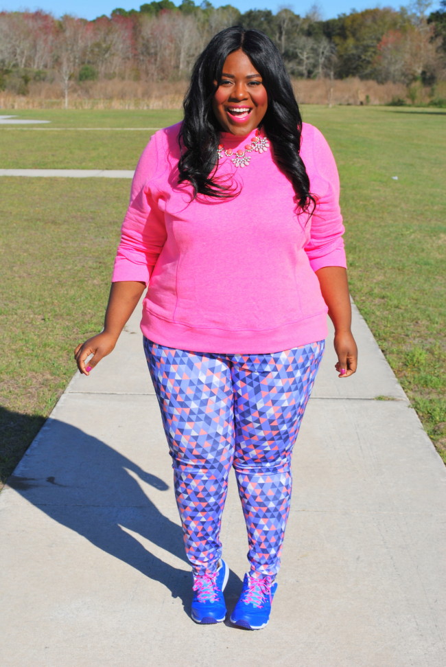 Musings of a Curvy Lady, Plus Size Fashion, Fashion Blogger, Kohl's, March Madness Sale, Tek Gear, Athletic Gear, Athletic Fashion, Women's Fashion, Nike, Workout Clothes