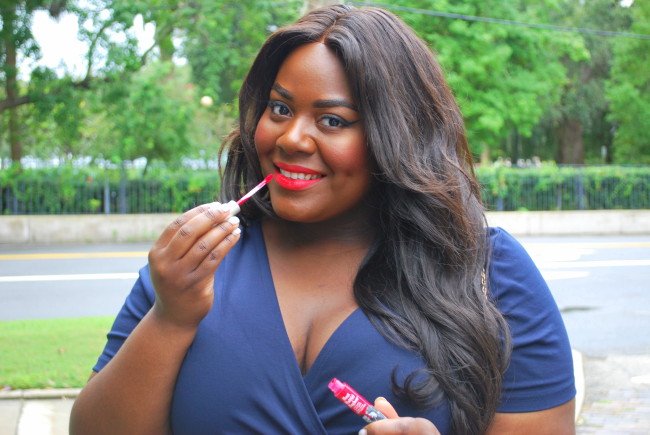 Musings of a Curvy Lady, Plus Size Fashion, Fashion Blogger, Beauty Blogger, Vintage Inspired, Unique Vintage, The Balm Cosmetics, Meet Matte Collection, Red Matte Lipstick, Liquid Lipstick, Women's Fashion,  Style Hunter