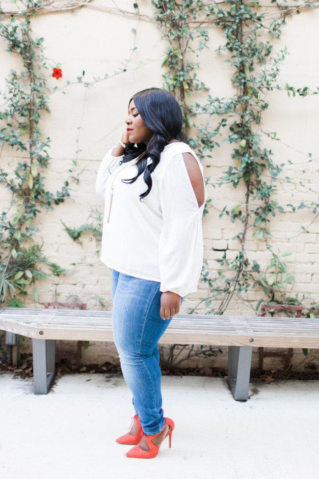 Musings of a Curvy Lady, Plus Size Fashion, Fashion Blogger, Florida Blogger, Miami, Orlando, Jacksonville, Women's Clothing, Spring Fashion, Skinny Jeans, Olivia Palermo Inspired, Charlotte Russe Plus, Style Hunter, The Outfit, #RealOutfitGram