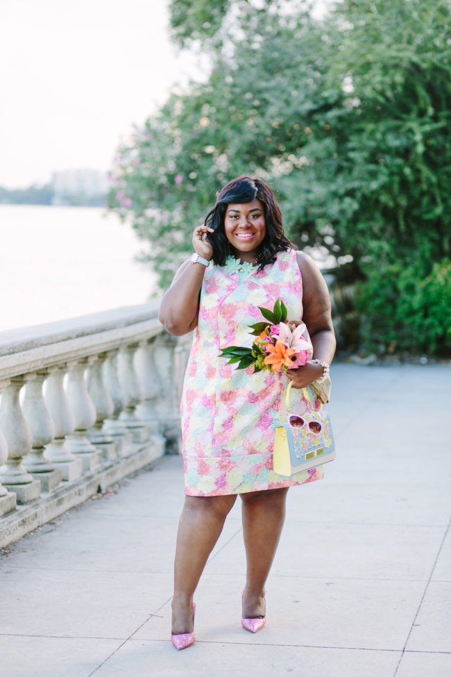 Musings of a Curvy Lady, Plus Size Fashion, Gwynnie Bee, Pastel Dress, Shift Dress, Jacksonville, Orlando, Tampa, Miami, Florida, Style Blogger, Fashion Blogger, The Outfit, #YouGotItRight, StyleWatch Magazine