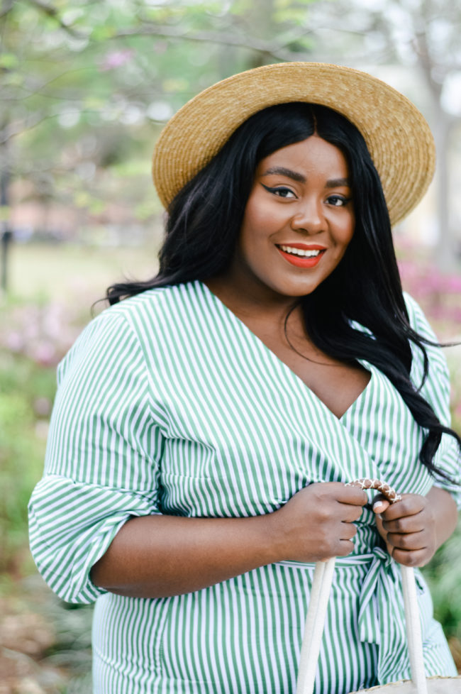 Spring Frills and Stripes | Musings of a Curvy Lady