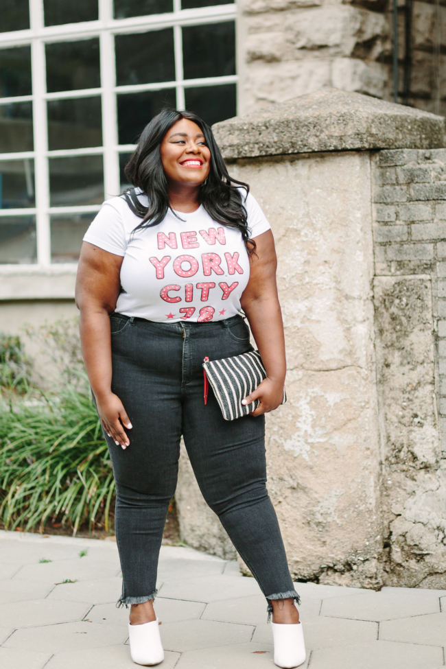 Denim Trends and Classic Fits with Express | Musings of a Curvy Lady