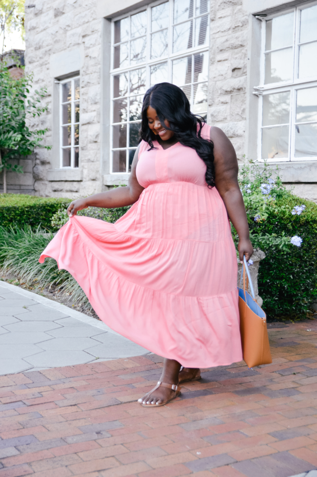 Musings of a Curvy Lady, Plus Size Fashion, Fashion Blogger, Women Within, Every Body is Beautiful, Spring Dresses, Maxi Dress, Summer Dresses