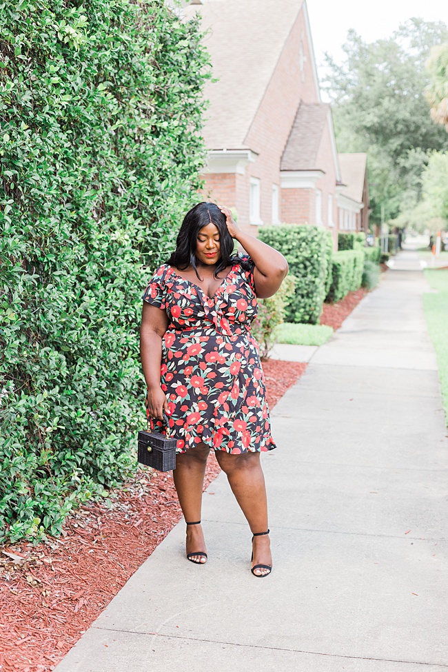 Musings of a Curvy Lady, Plus Size Fashion, Fashion Blogger, Gibson, Hot Summer Nights, Gibson Look, Nordstrom, Summer Fashion, Floral Print Top, Floral Print Skirt