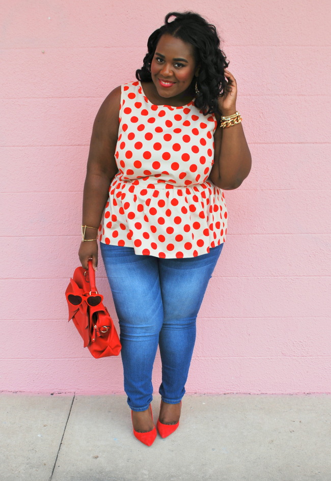 Blue Jegging Baby | Musings of a Curvy Lady