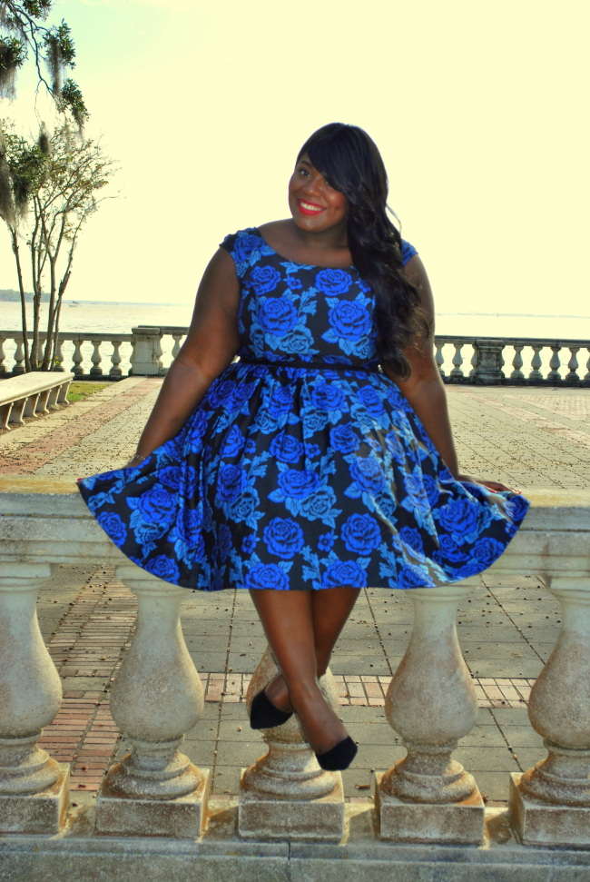 Musings of a Curvy Lady, Plus Size Fashion, PS Blogger, PS Fashion Blog, Eshakti, Brocade, Ladylike, Vintage, Plus size dresses