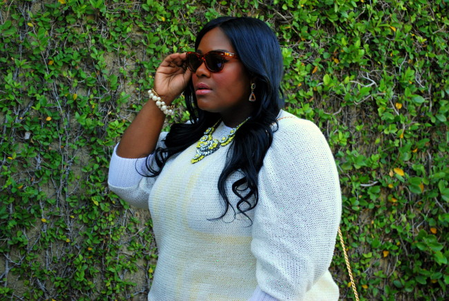 Statement Jewelry, Musings of a Curvy Lady, Fashion Blogger, Plus Size Fashion, Stella and Lou, Fall Fashion