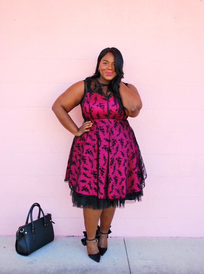 Musings of a Curvy Lady, Fashion Blogger, Plus Size Fashion, Vintage Inspired, Tulle, Petticoat, OOTD, Women's Fashion, ShoeDazzle 