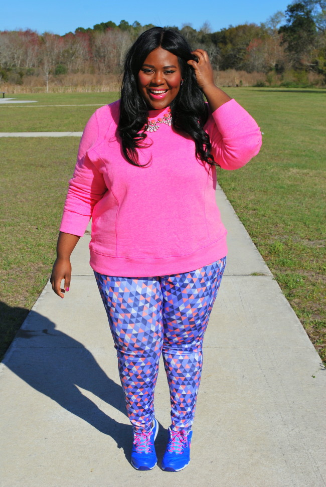 Musings of a Curvy Lady, Plus Size Fashion, Fashion Blogger, Kohl's, March Madness Sale, Tek Gear, Athletic Gear, Athletic Fashion, Women's Fashion, Nike, Workout Clothes