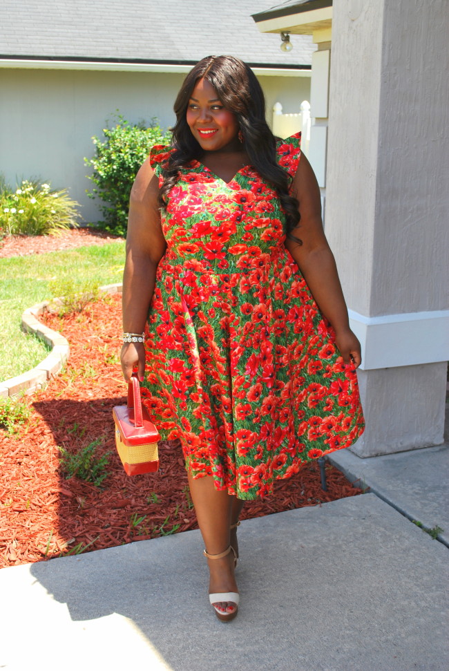 Musings of a Curvy Lady, Plus Size Fashion, Fashion Blog, Floral Print, Summer Fashion, Spring Fashion, Vintage Inspired