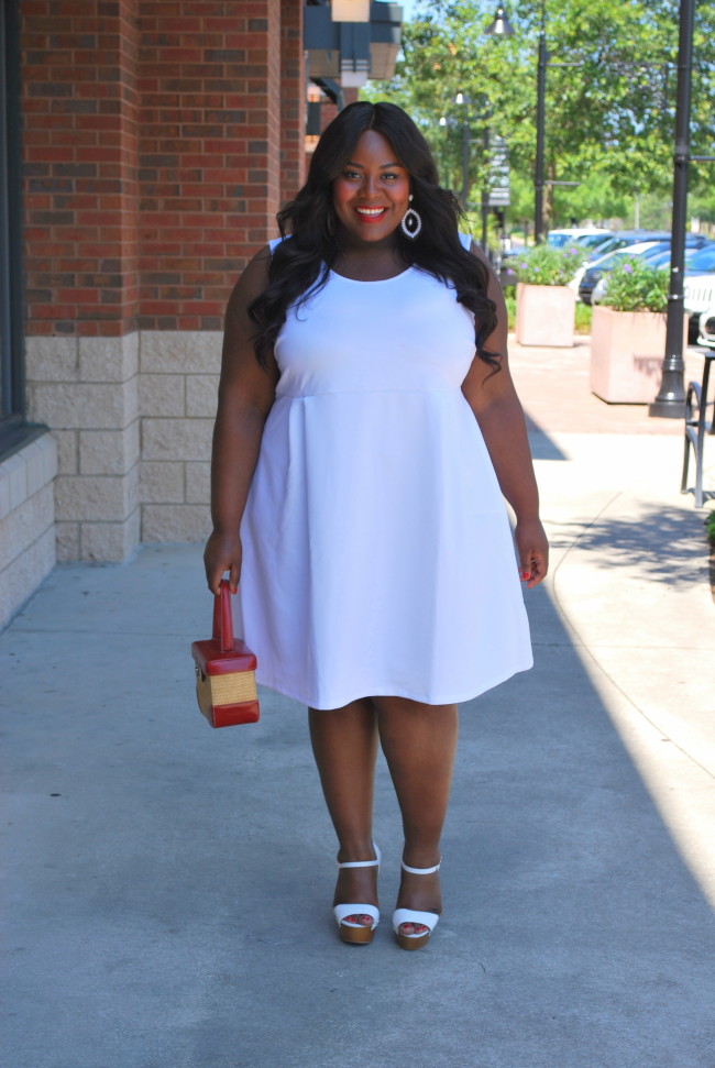 Musings of a Curvy Lady, Plus Size Fashion, Fashion Blogger, Plus Size Blogger, Kohl's Plus Size, All White, Summer Favorites, Women's Fashion 