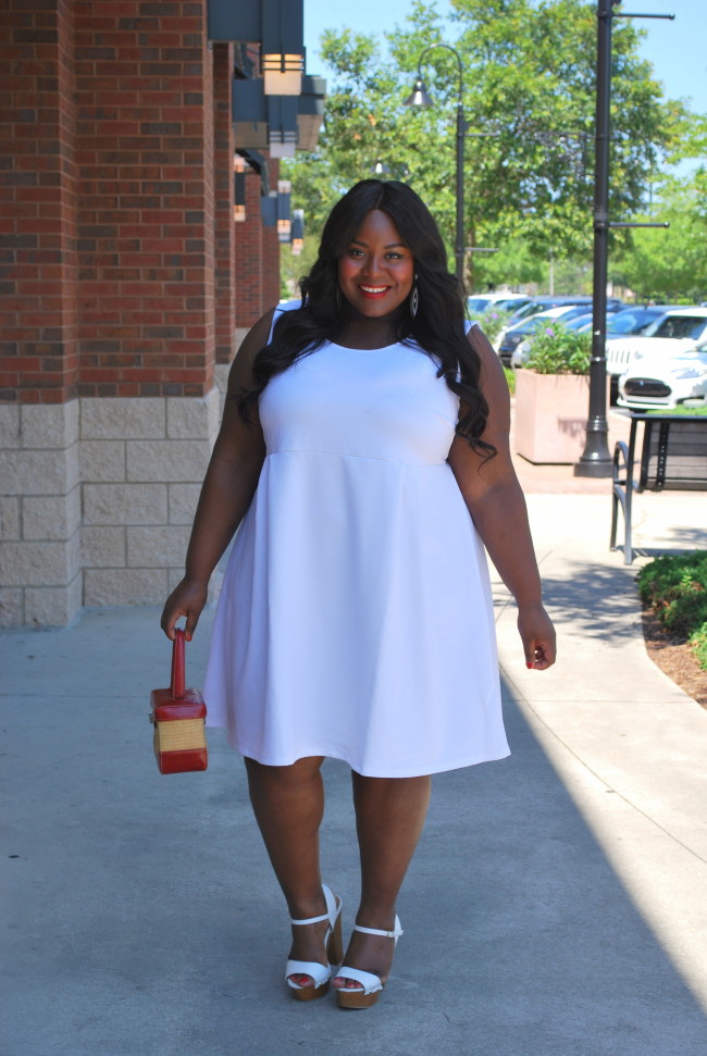 Musings of a Curvy Lady, Plus Size Fashion, Fashion Blogger, Plus Size Blogger, Kohl's Plus Size, All White, Summer Favorites, Women's Fashion 