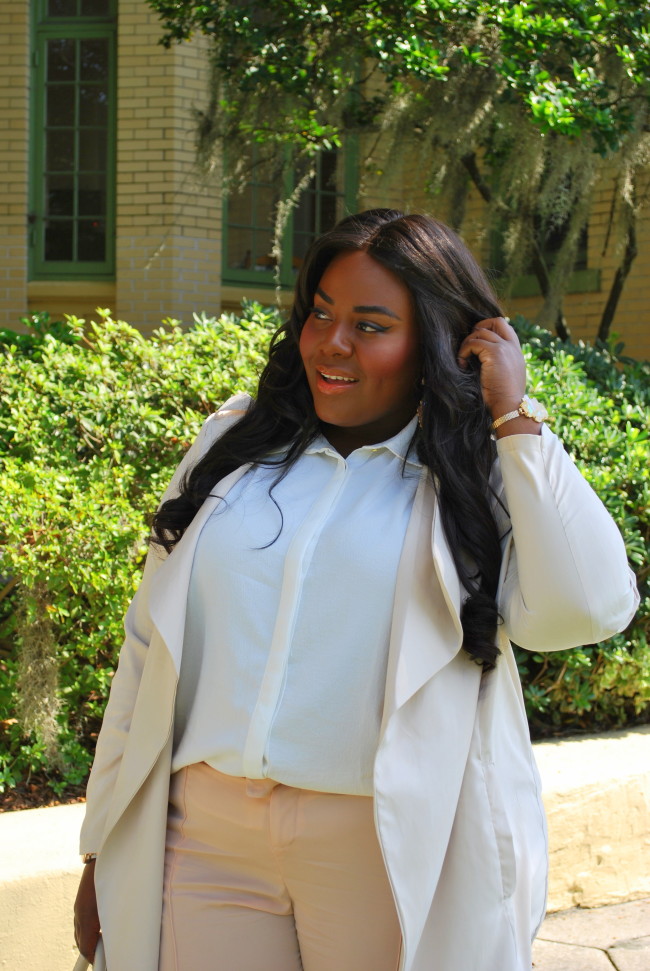 Musings of a Curvy Lady, Plus Size Fashion, Fashion Blogger, Neutrals, Minimalist, Charlotte Russe Plus, Charlotte Russe, Charlotte Look, Charlotte Russe Plus It Gir, Women's Fashion