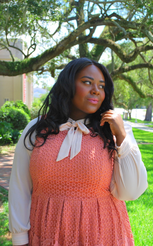 Musings of a Curvy Lady, Plus Size Fashion, Fashion Blogger, Women's Fashion , Charlotte Russe Plus, Charlotte Russe, Charlotte Look,  70s Inspired Fashion, Neck Tie Blouse, Fall Fashion