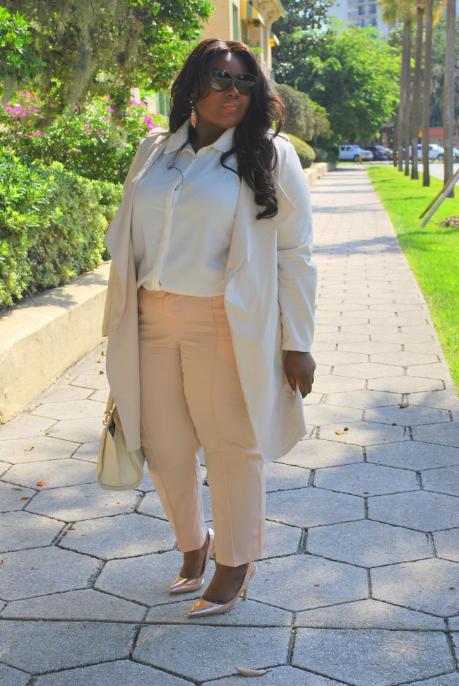 Musings of a Curvy Lady, Plus Size Fashion, Fashion Blogger, Neutrals, Minimalist, Charlotte Russe Plus, Charlotte Russe, Charlotte Look, Charlotte Russe Plus It Gir, Women's Fashion