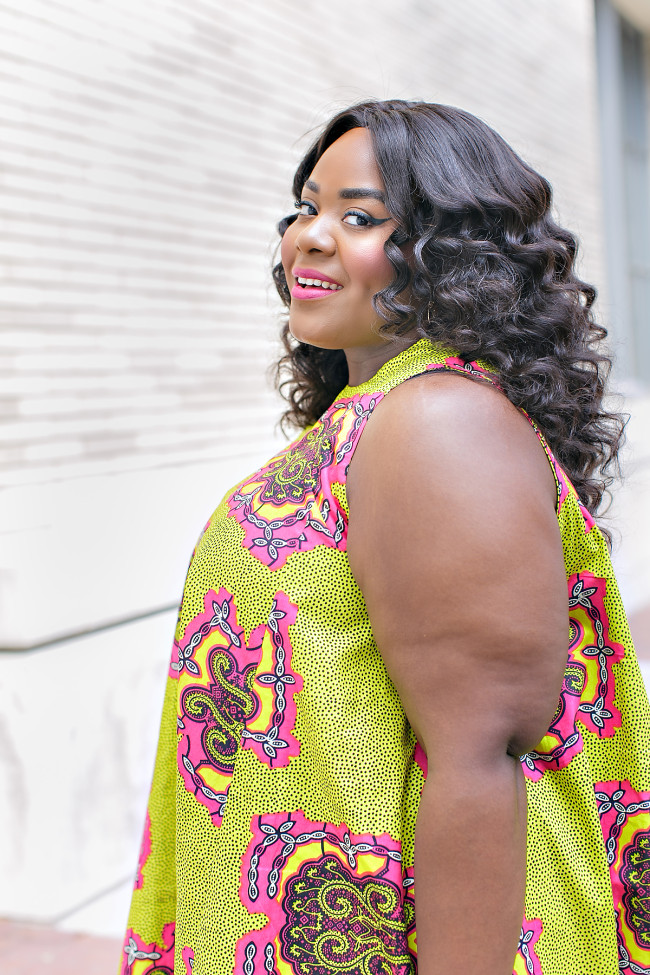 Musings of a Curvy Lady, Plus Size Fashion, Fashion Blogger, Demestiks NYC, Reuel Reuel, Reuben Reuel, Beyonce, African Print, Style Hunter, You Got It Right, The Outfit, Women's Fashion