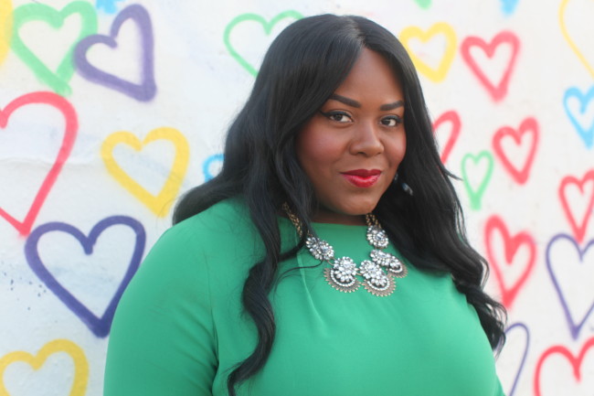 Musings of a Curvy Lady, Plus Size Fashion, Fashion Blogger, Plus Size Fashion Blogger, Kelly Green, Fall Fashion, Women's Fashion, #MCBeautyRoadShow, #YouGotItRight #StyleWatchMag, Statement Necklace, Mint and Lolly, Los Angeles