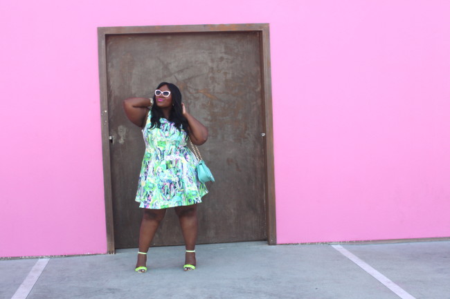 Musings of a Curvy Lady, Plus Size Fashion, Fashion Blogger, Plus Size Blogger, Women's Fashion, Style Hunter, #MCBeautyRoadShow, #YouGotItRight, #StyleWatchMag, Fall Fashion, Bright Color outfit, Pastel Outfit, Moto Jacket with Dress, Neon Shoes, Simply Be, ASOS