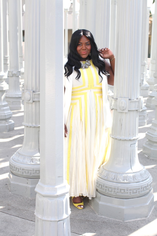 Musings of a Curvy Lady, Plus Size Fashion, Fashion Blogger, Style Blogger, Style Hunter, You Got It Right, Style Watch Mag, #RealOutfitGram, #MCBeautyRoadshow, Maxi Dress, Los Angeles, LACMA, ASOS, Forever 21, Women's Fashion