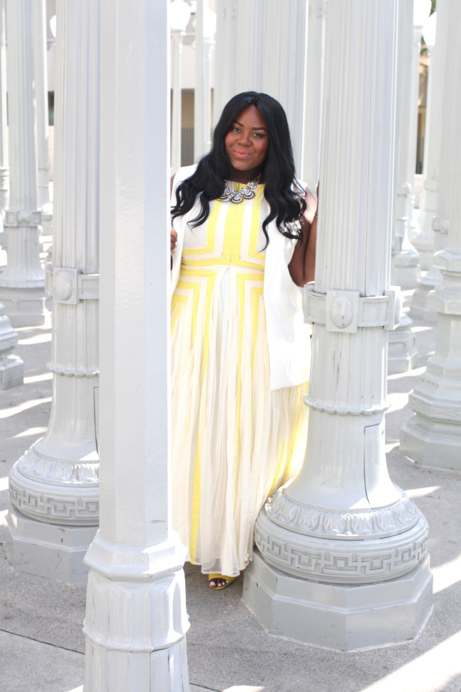 Musings of a Curvy Lady, Plus Size Fashion, Fashion Blogger, Style Blogger, Style Hunter, You Got It Right, Style Watch Mag, #RealOutfitGram, #MCBeautyRoadshow, Maxi Dress, Los Angeles, LACMA, ASOS, Forever 21, Women's Fashion