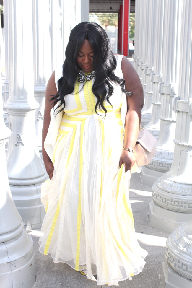 Musings of a Curvy Lady, Plus Size Fashion, Fashion Blogger, Style Blogger, Style Hunter, You Got It Right, Style Watch Mag, #RealOutfitGram, #MCBeautyRoadshow, Maxi Dress, Los Angeles, LACMA, ASOS, Forever 21, Women's Fashion