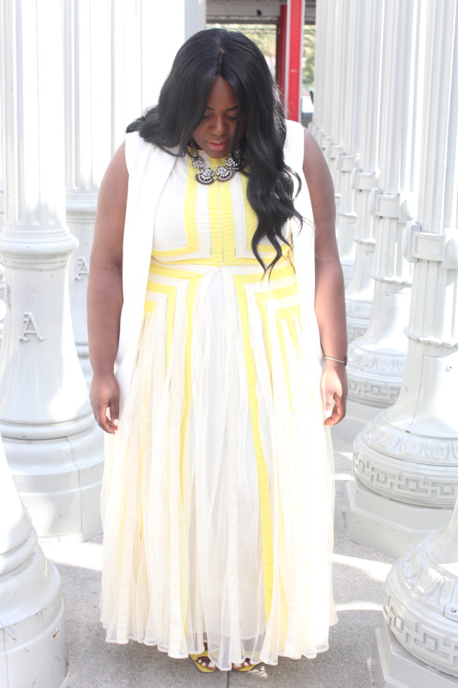 Musings of a Curvy Lady, Plus Size Fashion, Fashion Blogger, Style Blogger, Style Hunter, You Got It Right, Style Watch Mag, #RealOutfitGram, #MCBeautyRoadshow, Maxi Dress, Los Angeles, LACMA, ASOS, Forever 21, Women's Fashion