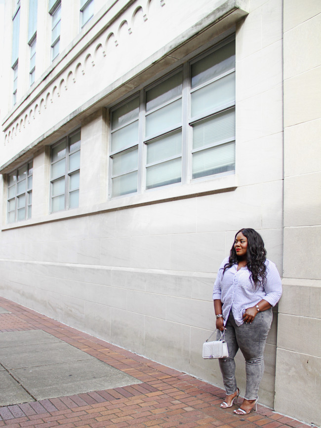 Musings of a Curvy Lady, Plus Size Fashion, Fashion Blogger, All Grey Outfit, Casual Chic, Women's Fashion, Charlotte Russe Plus, Monochrome Outfit, Style Hunter, The Outfit, #RealOutfitGram, DITTO, Prada Sunglasses, #MCBeautyRoadshow, #RedBookOOTD