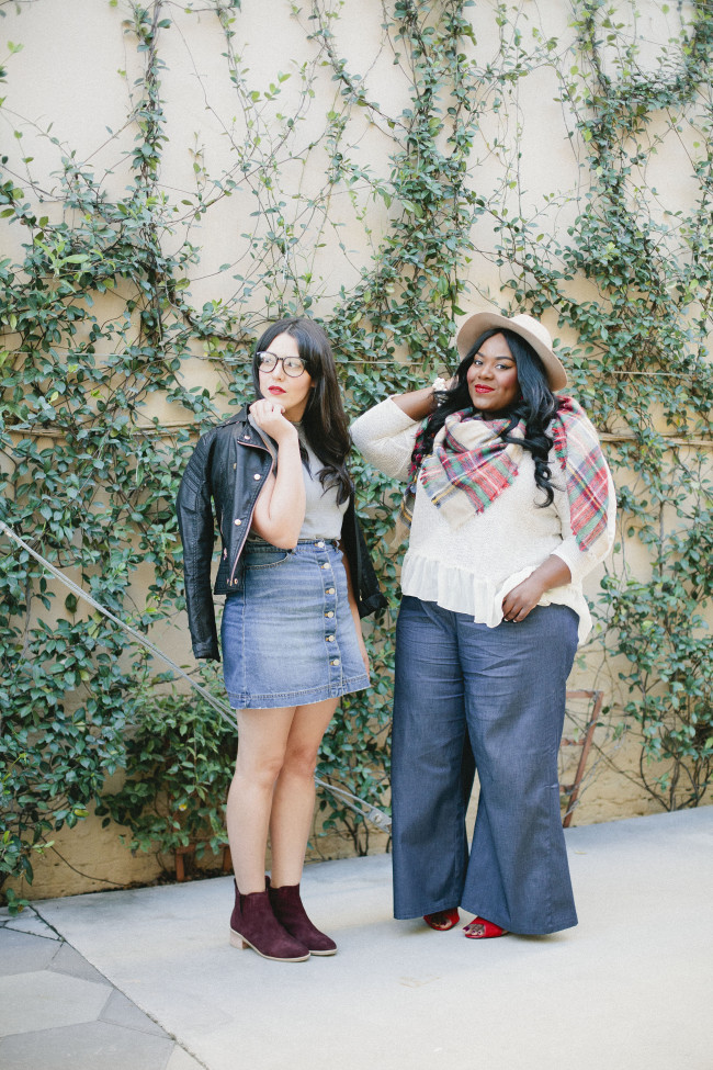 Musings of a Curvy Lady, Plus Size Fashion, Fashion Blogger, Navabi, Style Hunter, #RealOutfitGram, Women's Fashion, Wide Leg Trouser's, Plaid Scarf