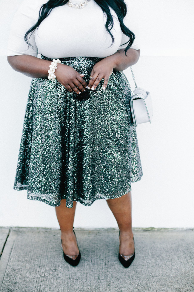 Musings of a Curvy Lady, Plus Size Fashion, Fashion Blogger, Sequin Skirt, Lane Bryant, Women's Fashion, Fall Fashion, Winter Fashion, Style Hunter, #YouGotItRight, #MCBeautyRoadShow, #RealOutfitGram, The Outfit, #PlusIsEqual