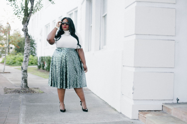 Musings of a Curvy Lady, Plus Size Fashion, Fashion Blogger, Sequin Skirt, Lane Bryant, Women's Fashion, Fall Fashion, Winter Fashion, Style Hunter, #YouGotItRight, #MCBeautyRoadShow, #RealOutfitGram, The Outfit, #PlusIsEqual