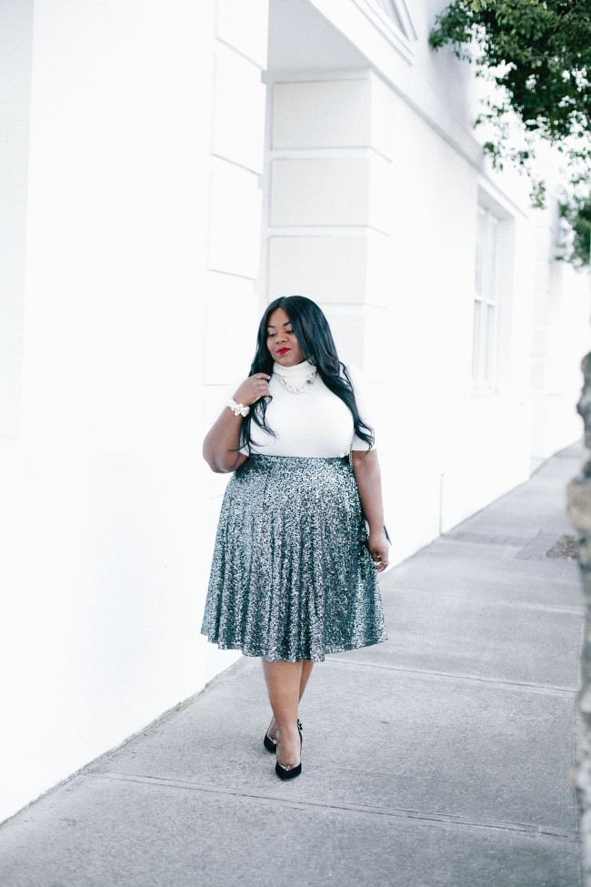 Musings of a Curvy Lady, Plus Size Fashion, Fashion Blogger, Sequin Skirt, Lane Bryant, Women's Fashion, Fall Fashion, Winter Fashion, Style Hunter, #YouGotItRight, #MCBeautyRoadShow, #RealOutfitGram, The Outfit, #PlusIsEqual