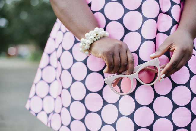 Musings of a Curvy Lady, Plus Size Fashion, Fashion Blogger, Style Hunter, The Outfit, People StyleWatch, Women's Fashion, Simply Be, Fit and Flare, Pink Outfit, Pink Polka Dots, Boden UK, Rebecca Minkoff, #YouGotItRight, #RealOutfitGram, #MCBeautyRoadShow