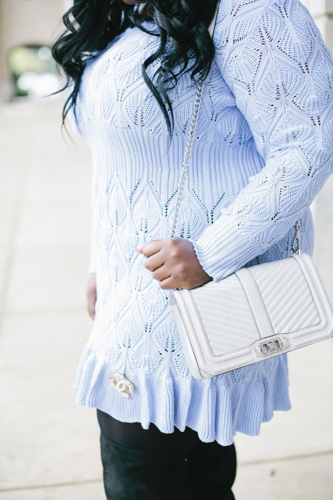 Baby blue winter dress online