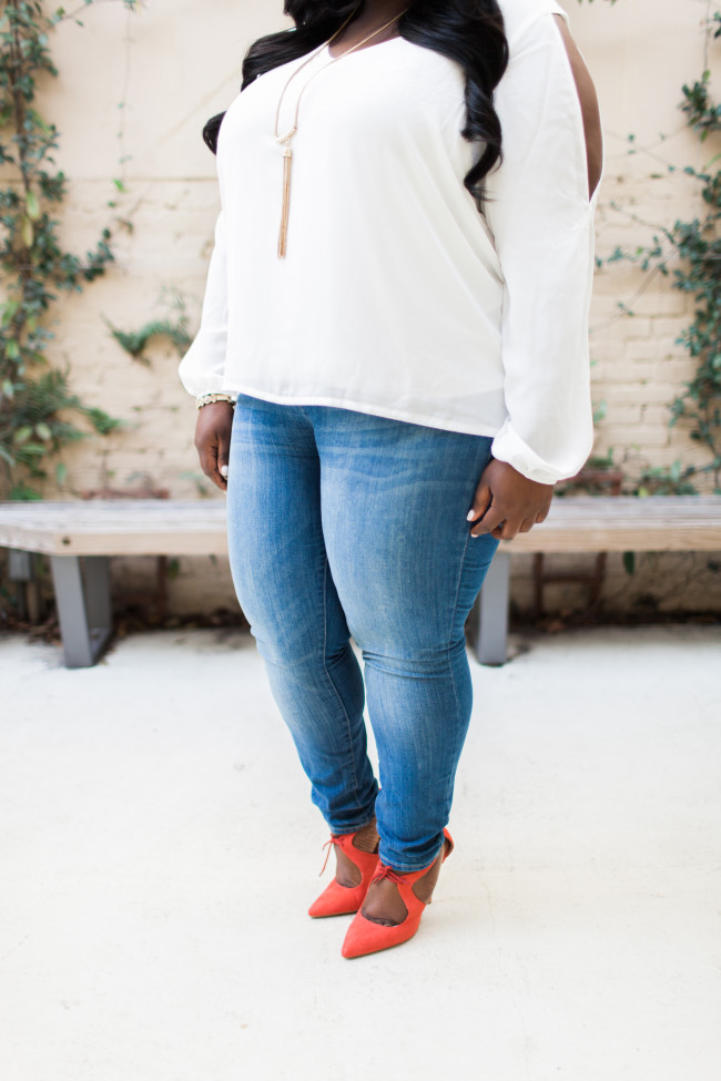 Musings of a Curvy Lady, Plus Size Fashion, Fashion Blogger, Florida Blogger, Miami, Orlando, Jacksonville, Women's Clothing, Spring Fashion, Skinny Jeans, Olivia Palermo Inspired, Charlotte Russe Plus, Style Hunter, The Outfit, #RealOutfitGram