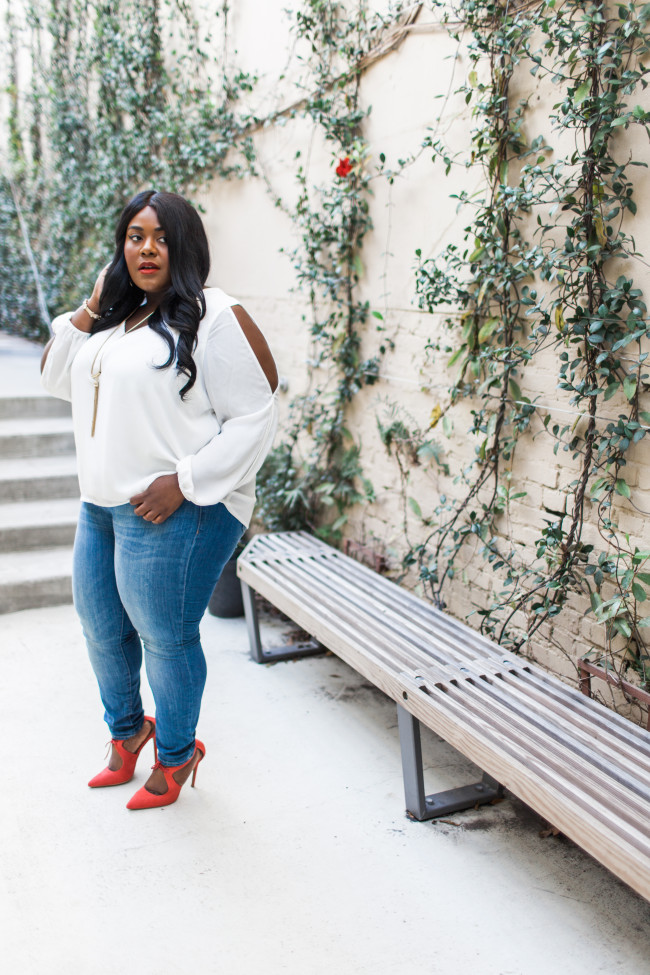 Musings of a Curvy Lady, Plus Size Fashion, Fashion Blogger, Florida Blogger, Miami, Orlando, Jacksonville, Women's Clothing, Spring Fashion, Skinny Jeans, Olivia Palermo Inspired, Charlotte Russe Plus, Style Hunter, The Outfit, #RealOutfitGram