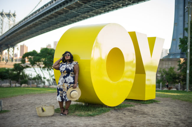 Musings of a Curvy Lady, Plus Size Fashion, Fashion Blogger, Style Blogger, Women's Fashion, Summer Fashion, Off the Shoulder Dress, Floral Print Dress, Brooklyn, New York, Lane Bryant, Target, Nordstrom, Lola Shoetique, StyleWatch Magazine, The Outfit