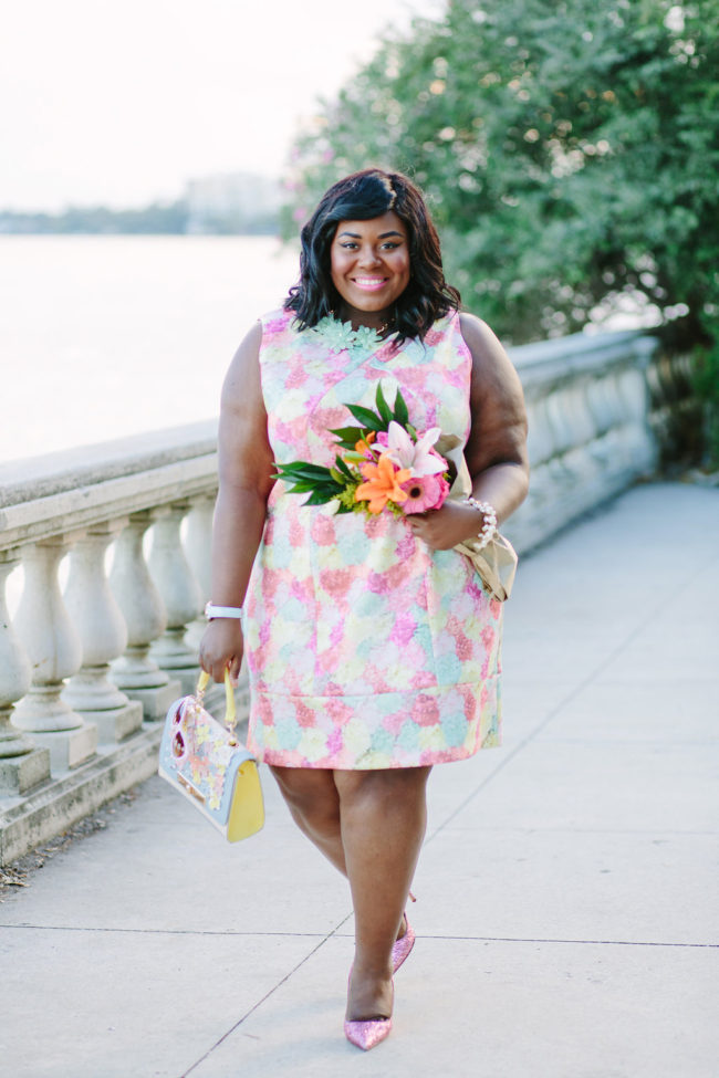 Musings of a Curvy Lady, Plus Size Fashion, Gwynnie Bee, Pastel Dress, Shift Dress, Jacksonville, Orlando, Tampa, Miami, Florida, Style Blogger, Fashion Blogger, The Outfit, #YouGotItRight, StyleWatch Magazine