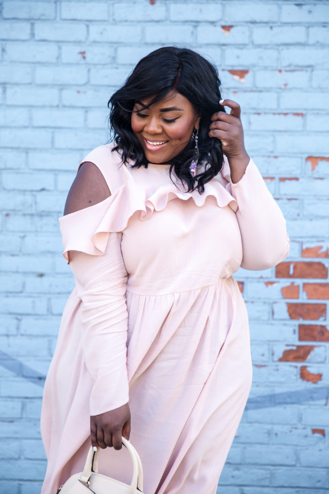 Musings of a Curvy Lady, Plus Size Fashion, Fashion Blogger, Women's Fashion, ASOS Curve, ASOS, Ruffle Dress, OOTD