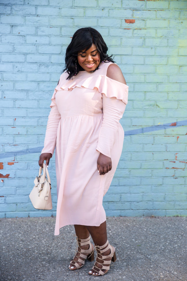 Musings of a Curvy Lady, Plus Size Fashion, Fashion Blogger, Women's Fashion, ASOS Curve, ASOS, Ruffle Dress, OOTD