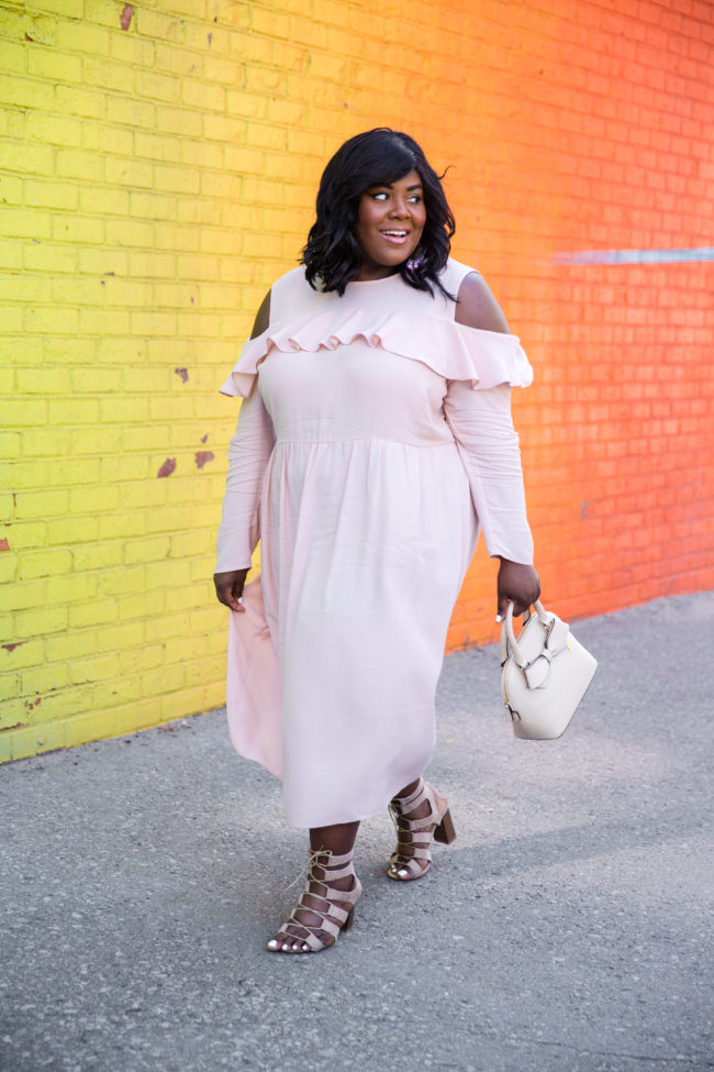 Musings of a Curvy Lady, Plus Size Fashion, Fashion Blogger, Women's Fashion, ASOS Curve, ASOS, Ruffle Dress, OOTD