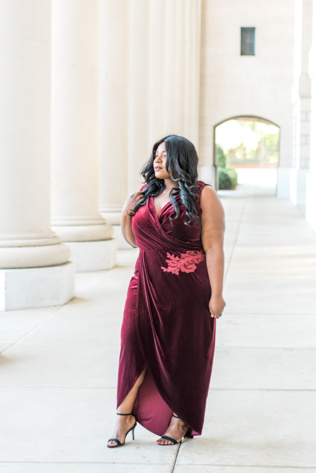 Musings of a Curvy Lady, Plus Size Fashion, Fashion Blogger, Prom Fashion, Prom 2017, Simply Be, Velvet Gown, Women's Fashion, Spring Fashion