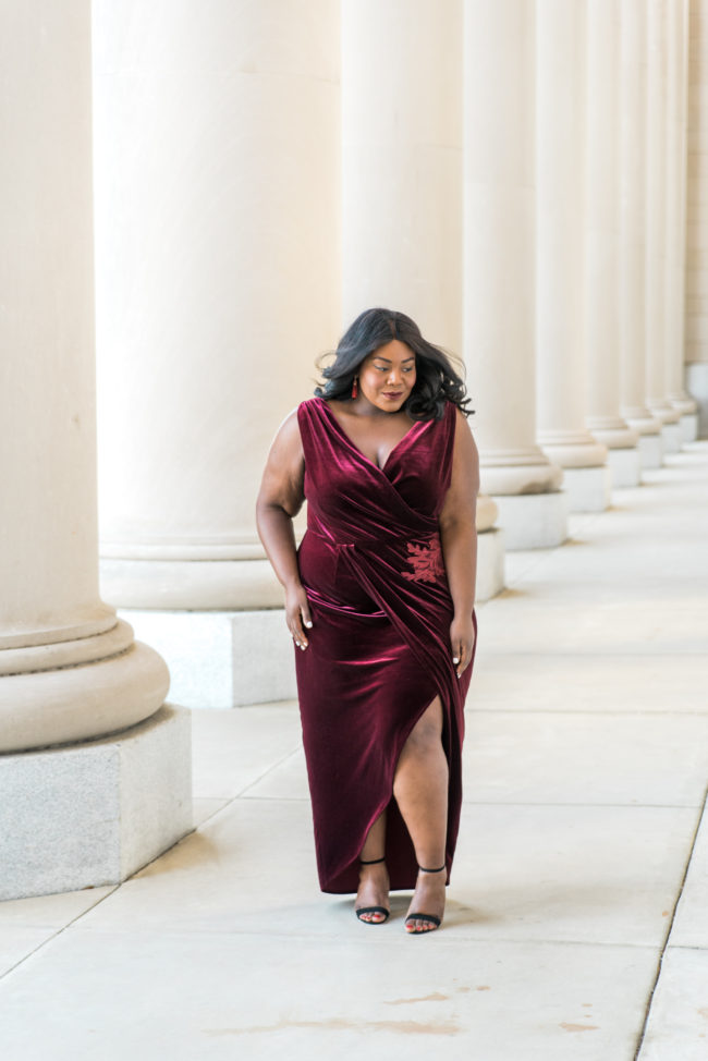 Musings of a Curvy Lady, Plus Size Fashion, Fashion Blogger, Prom Fashion, Prom 2017, Simply Be, Velvet Gown, Women's Fashion, Spring Fashion