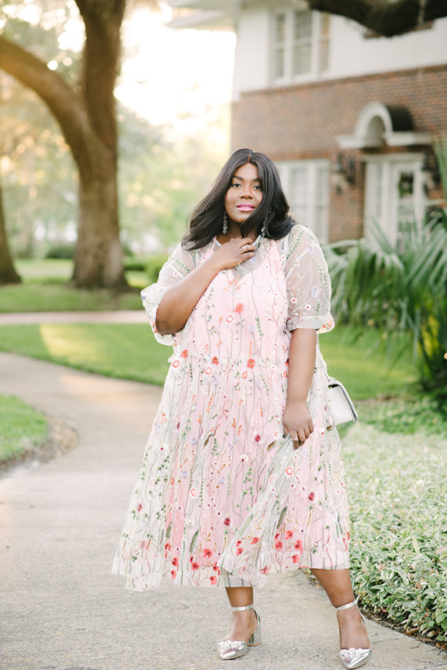 Musings of a Curvy Lady, Plus Size Fashion, Fashion Blogger, Maxi Dress, Spring Fashion, Ranaculus, ASOS Curve Salon, Pink, OOTD, Women's Fashion