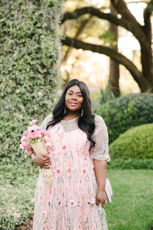 Musings of a Curvy Lady, Plus Size Fashion, Fashion Blogger, Maxi Dress, Spring Fashion, Ranaculus, ASOS Curve Salon, Pink, OOTD, Women's Fashion