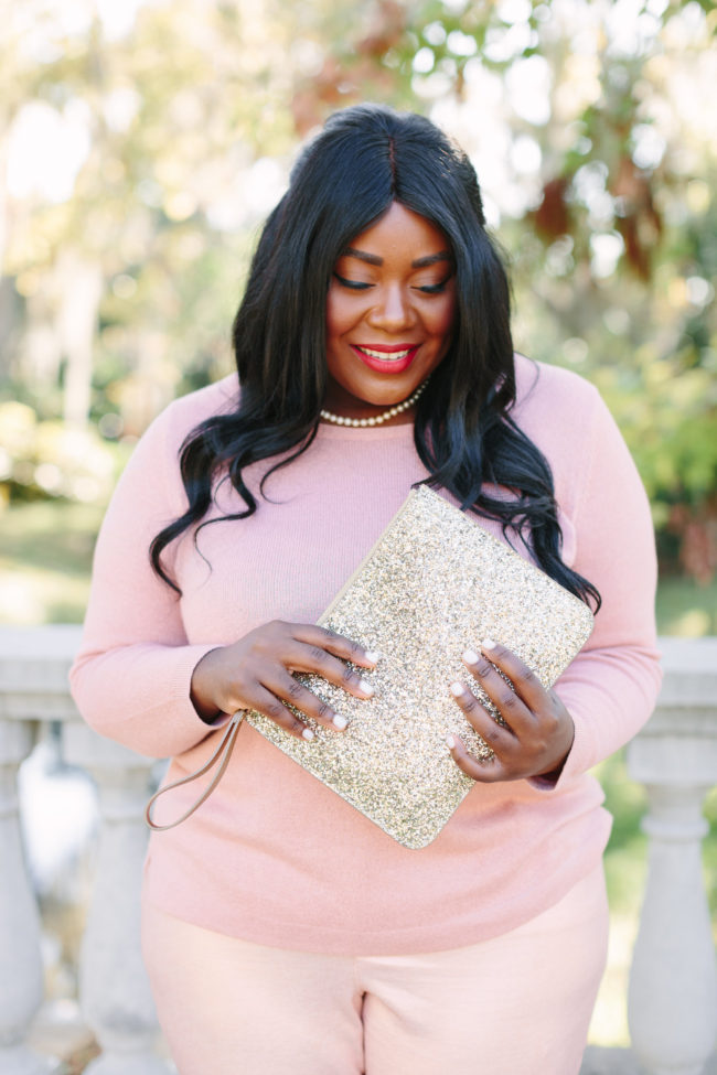 Musings of a Curvy Lady, Plus Size Fashion, Women's Fashion, Old Navy, Winter Outfit Ideas, Blush Monochrome Outfit, Old Navy, Party Outfit, Modest Fashion